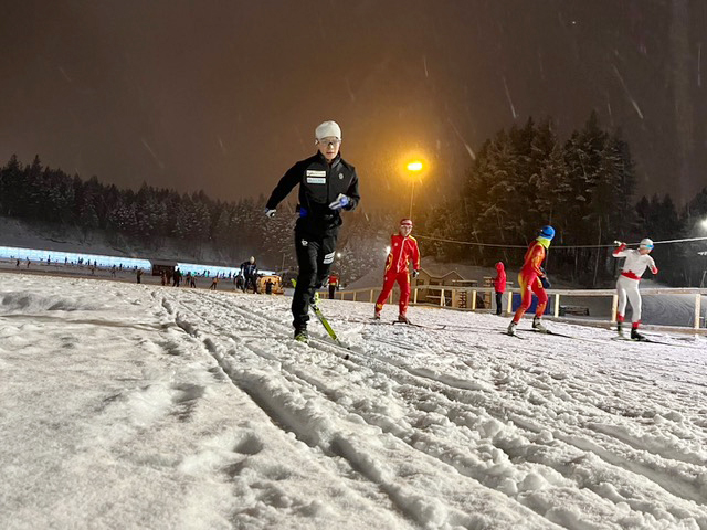 [写真]トレーニング中の川除選手