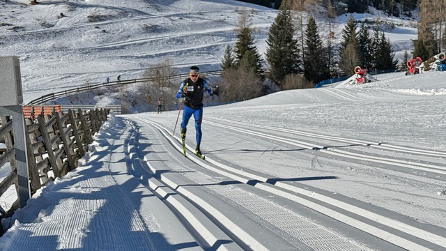 [写真]トレーニング中の新田選手