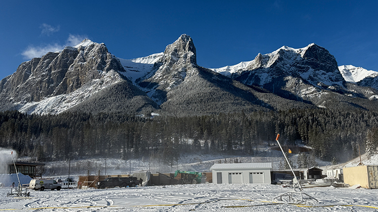 [写真]競技スタジアムからの景色