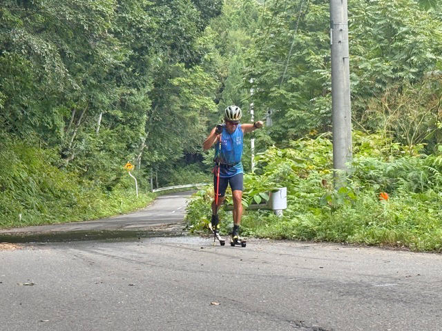 [写真]少しづつ調子を上げつつある新田選手