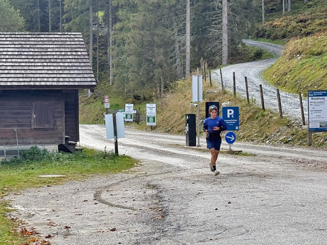 [写真]川除選手　トレイルランでの走力強化