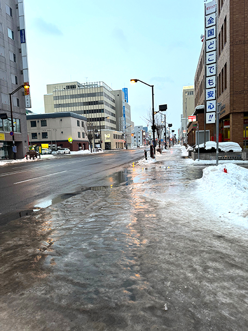 [写真]2月の旭川市内