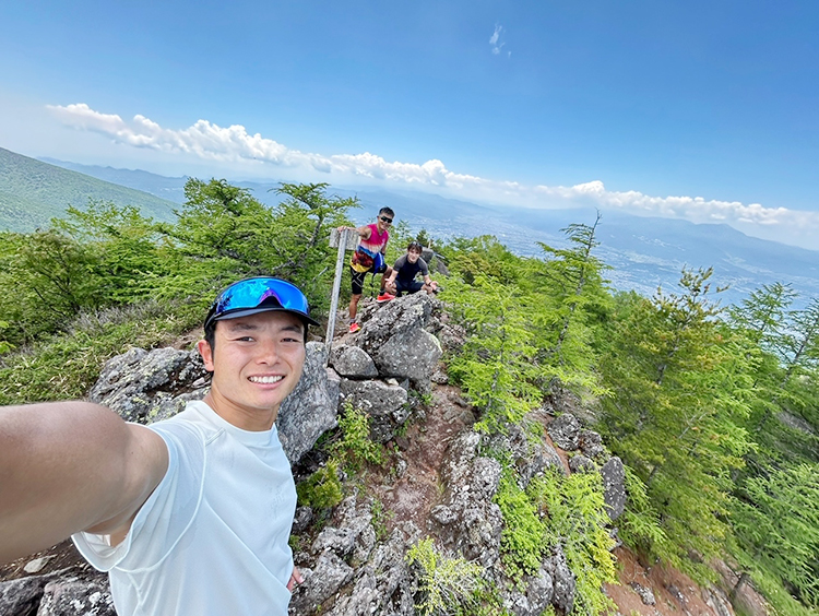 [写真]高峰山で