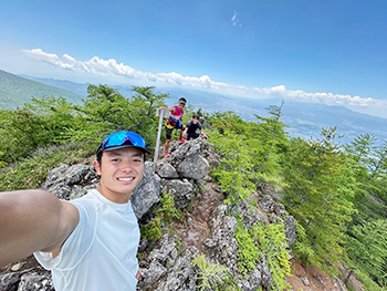 [写真]高峰山で