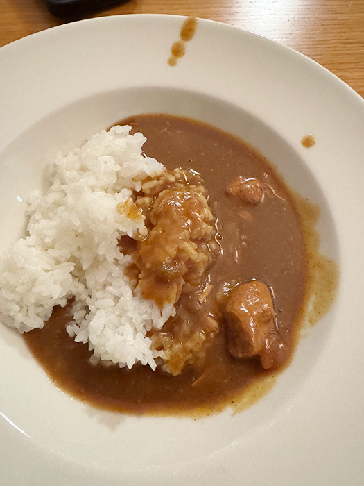 [写真]長濵監督のカレー