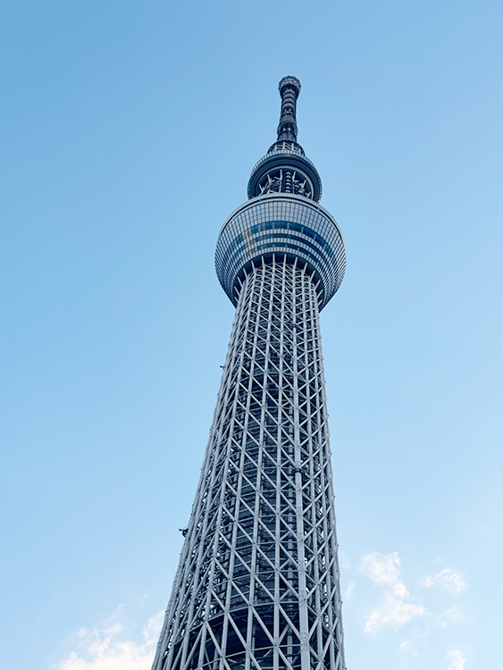[写真]元日は妻と一緒にスカイツリーへ