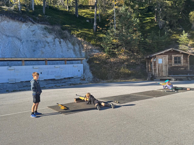 [写真]エアライフルが撃てる10mの射場