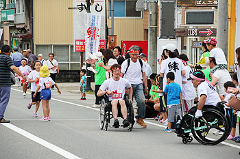 [写真]チャレンジ区間参加者の方